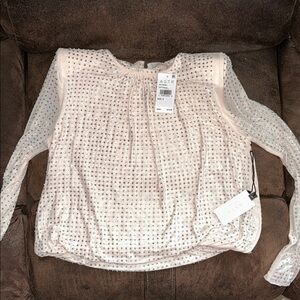 Astr Sparkling Pink Blouse